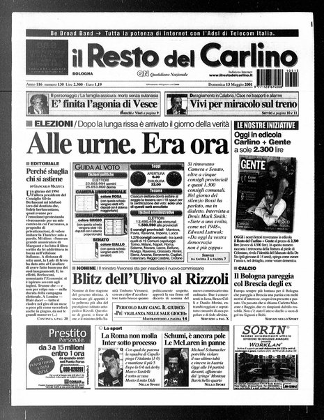 Il Resto del Carlino : giornale dell'Emilia